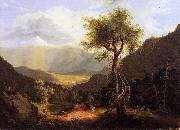 Thomas Cole View in the White Mountains oil